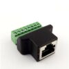Adaptador Rj45 Hembra A Clemas Borne Terminal Conector 8 Pin - Imagen 2