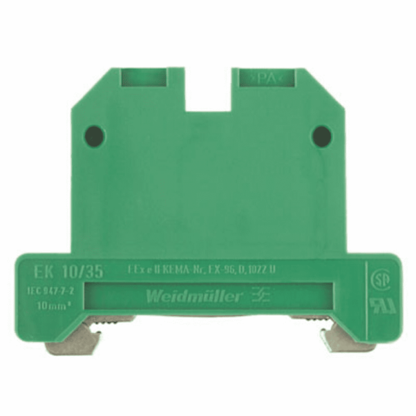 Clema Borne De Tierra Ek10/35 10mm Compatible Weidmuller Tor