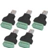 Adaptador Rj45 Macho A Clemas Borne Terminal Conector 8 Pin - Imagen 3