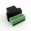 Adaptador Rj45 Hembra A Clemas Borne Terminal Conector 8 Pin - Imagen 5