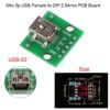 Adaptador Mini Usb Hembra A Dip 2.54mm Conector Hw-768 - Imagen 7