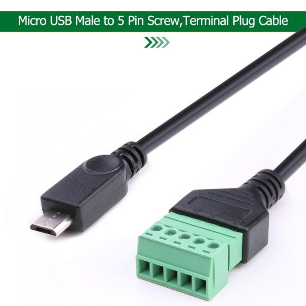 Adaptador Usb Tipo C Macho A Clemas Borne Terminal Conector - Imagen 3