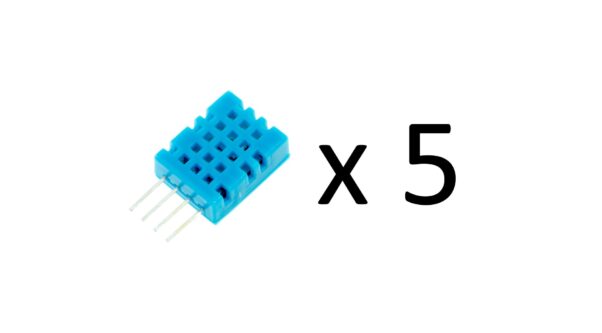 Kit 5 Piezas Dht11 Sensor Temperatura Humedad Para Arduino