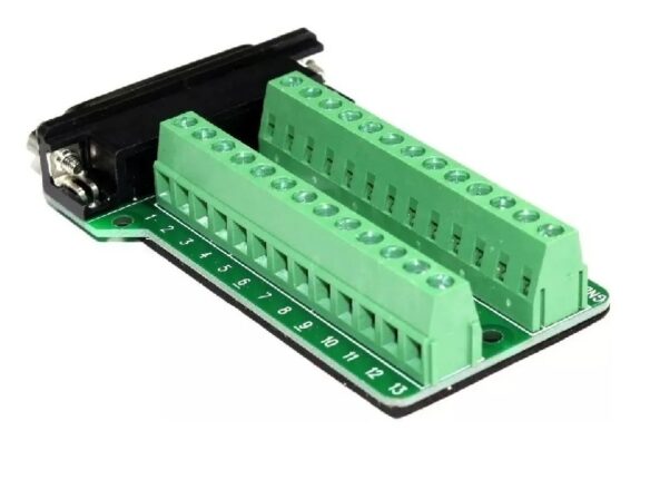 Adaptador Hembra Db25-m D-sub Rs232 Terminal C/ Clemas Conec - Imagen 2