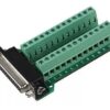 Adaptador Hembra Db25-m D-sub Rs232 Terminal C/ Clemas Conec - Imagen 3