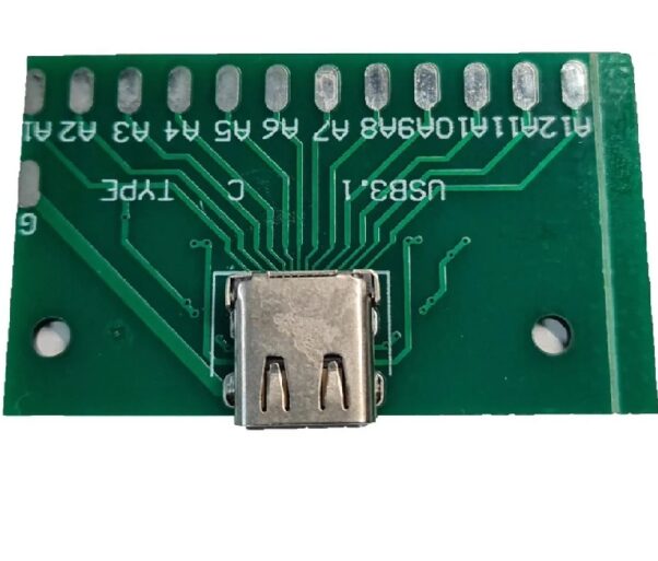 Adaptador Usb Tipo C Hembra A Dip 2.54mm Conector Usb-3.1
