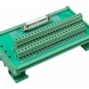 Adaptador Hembra  Db44 Riel Din Clemas Conector Termina