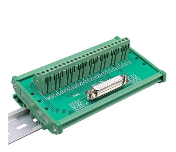 Adaptador Hembra  Db44 Riel Din Clemas Conector Termina - Imagen 2