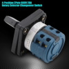Selector 4 Posiciones 0-1-2-3 20 Amperes Industrial Switch de 2 Polos de 8 Terminales - Imagen 3