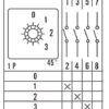 Selector 4 Posiciones 0-1-2-3 20 Amperes Industrial Switch de 2 Polos de 8 Terminales - Imagen 8