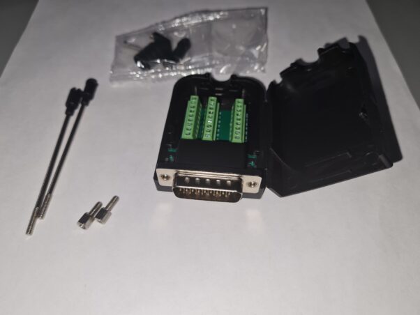 Adaptador Macho Db26 D-sub Terminal C/ Clema Conector Case con Carcasa - Imagen 4