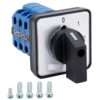 Selector 4 Posiciones 0-1-2-3 de 20 Amperes Industrial Switch de 3 Polos de 12 Terminales - Imagen 4