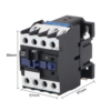 Contactor Trifásico 25 Amper Bobina 220 Vca Contacto Nc - Imagen 5