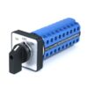 Selector Reversible 3 Posiciones On-off-on 20 Amper 9 Polos