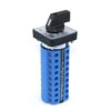 Selector Reversible 3 Posiciones On-off-on 20 Amper 9 Polos - Imagen 6