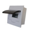 Caja Gabinete 6 Pastillas Centro Carga Riel Din Interperie Empotrar - Imagen 2