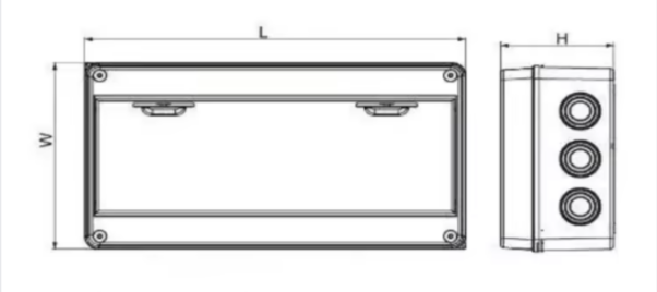 Caja Gabinete 12 Pastillas Ip65 Interperie Centro Carga Riel - Imagen 7