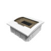 Caja Gabinete 4 Pastillas Centro Carga Riel Din Interperie Empotrar - Imagen 2