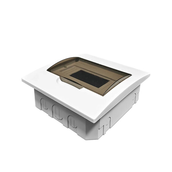 Caja Gabinete 4 Pastillas Centro Carga Riel Din Interperie Empotrar - Imagen 2