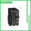Pastilla Breaker Interruptor Termomagnético 40 Amper 2p Qo - Imagen 7