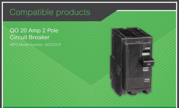 Pastilla Breaker Interruptor Termomagnético 30 Amper 2p Qo - Imagen 2